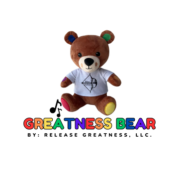 Greatness Bear- The Singing Cuddle Companion with full Release Greatness Song (free shipping)